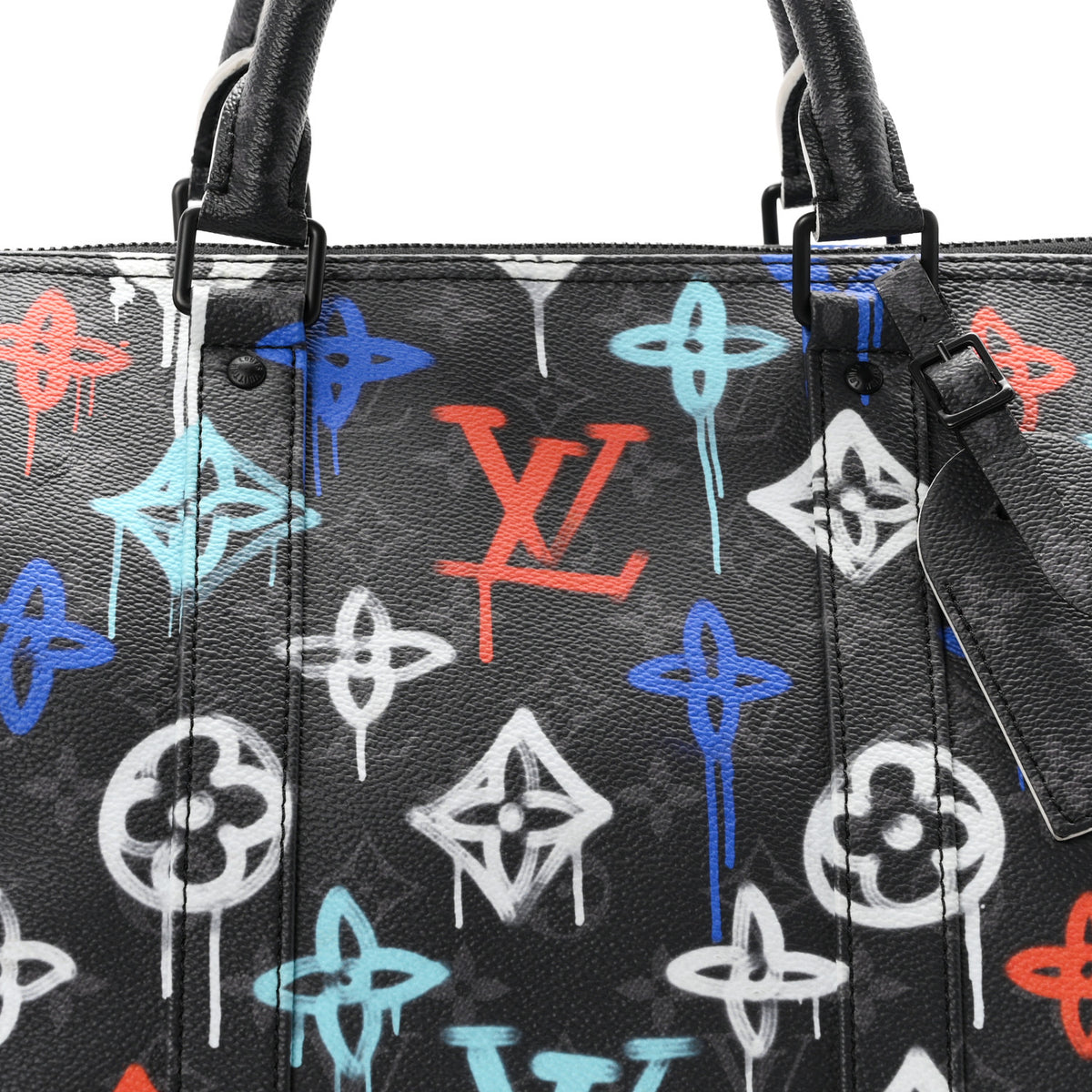 Monogram Eclipse LV Graffiti Keepall Bandouliere 50 Multicolor