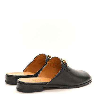 Gucci Jakarta Calfskin Mens Horsebit Slippers 10 Black 5 of 11