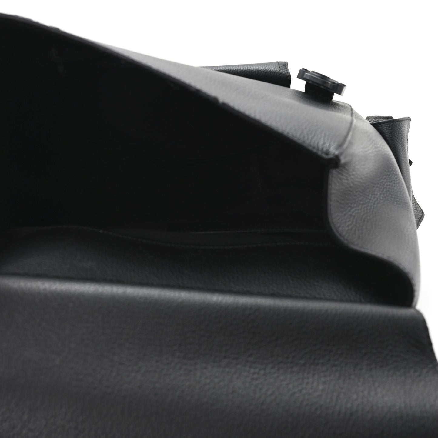 Grained Calfskin Maxi Gallop Backpack Black