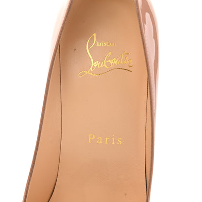 Christian Louboutin Patent Kate 100 Pumps 35.5 Nude 7 of 8