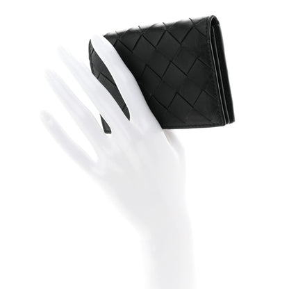 Bottega Veneta Nappa Intrecciato Card Holder Black 2 of 6