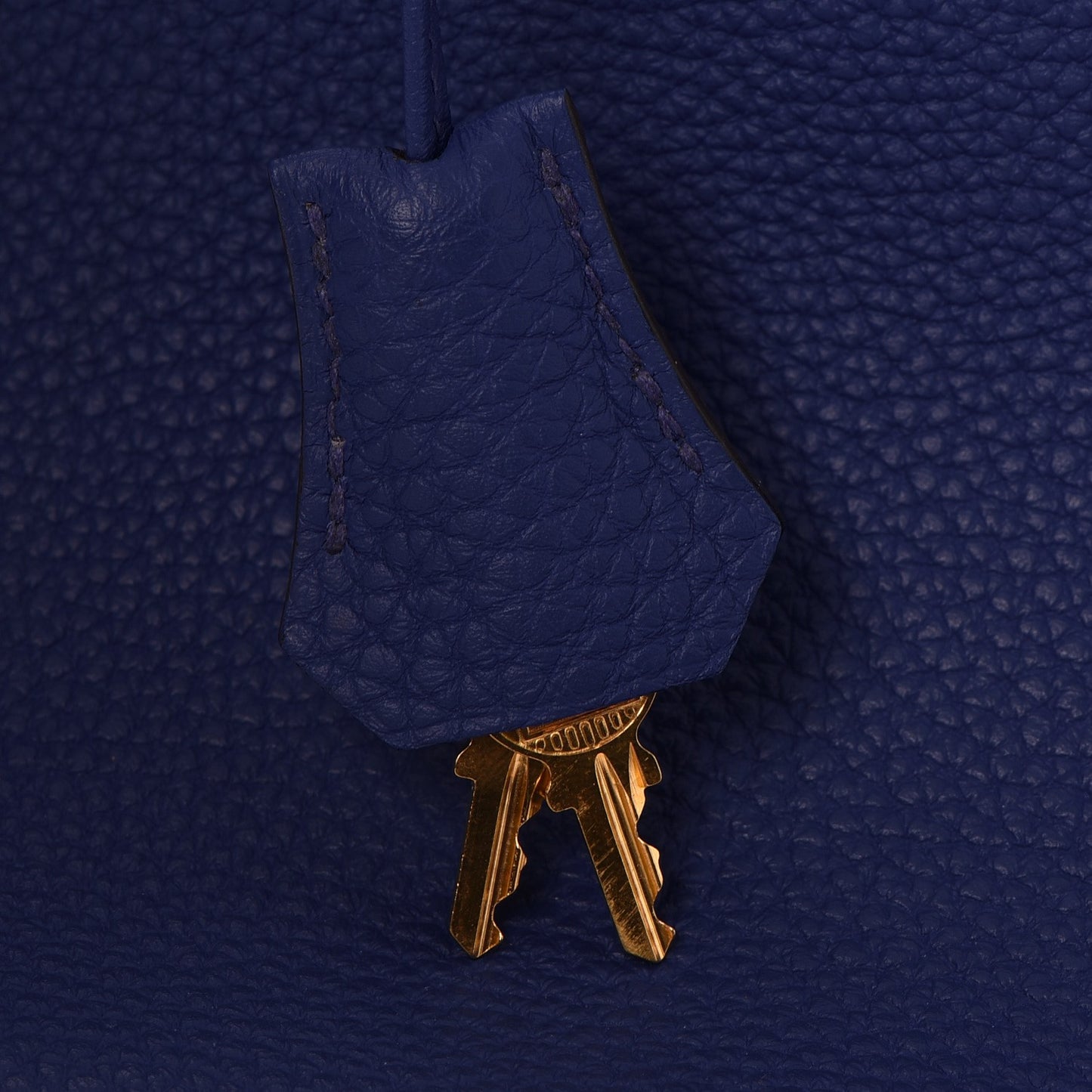 Togo Birkin 35 Bleu Electrique