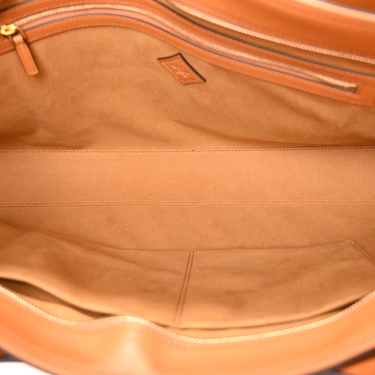 MCM Visetos Calfskin X Large Diamond Tote Cognac 5 of 12