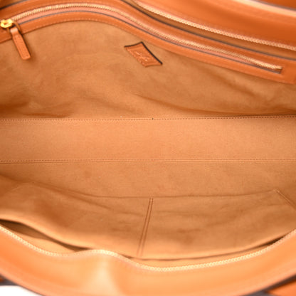MCM Visetos Calfskin X Large Diamond Tote Cognac 5 of 12