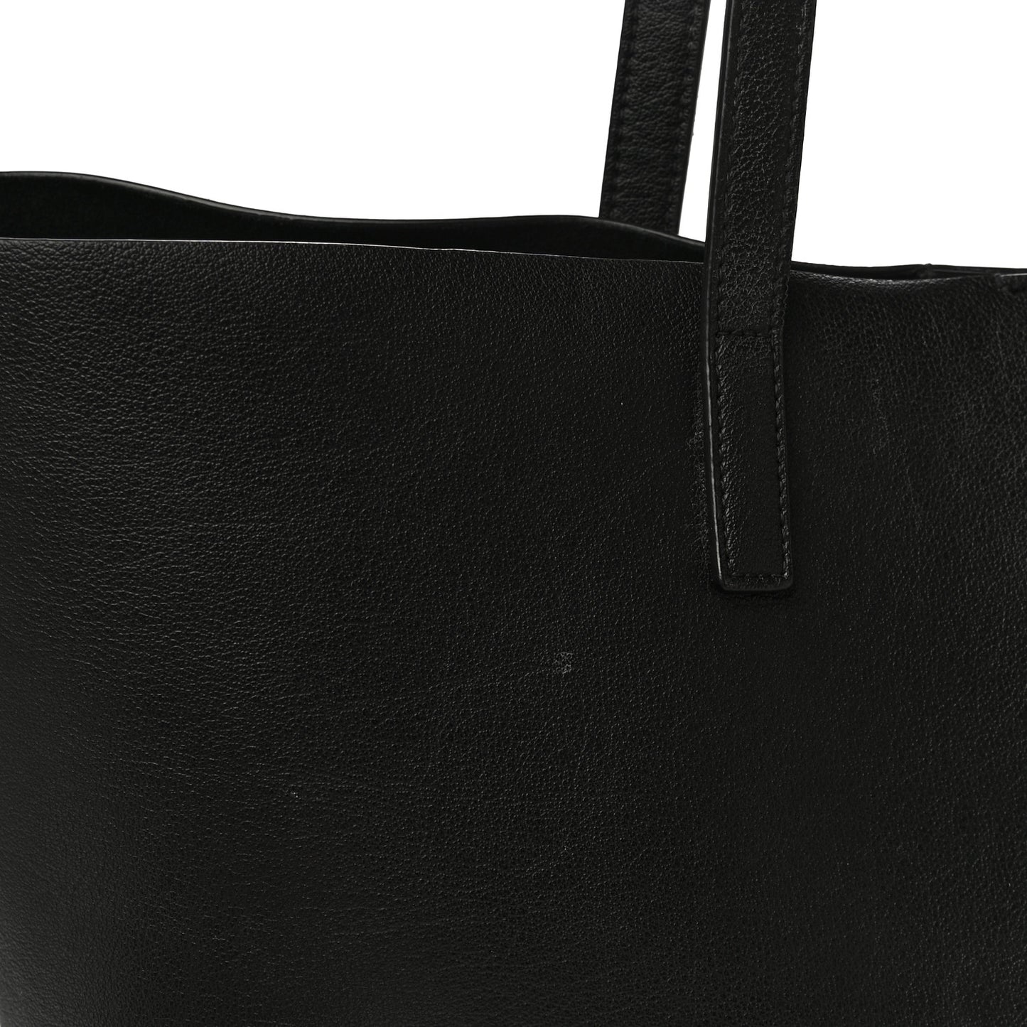 Calfskin Large Shopping Tote Black