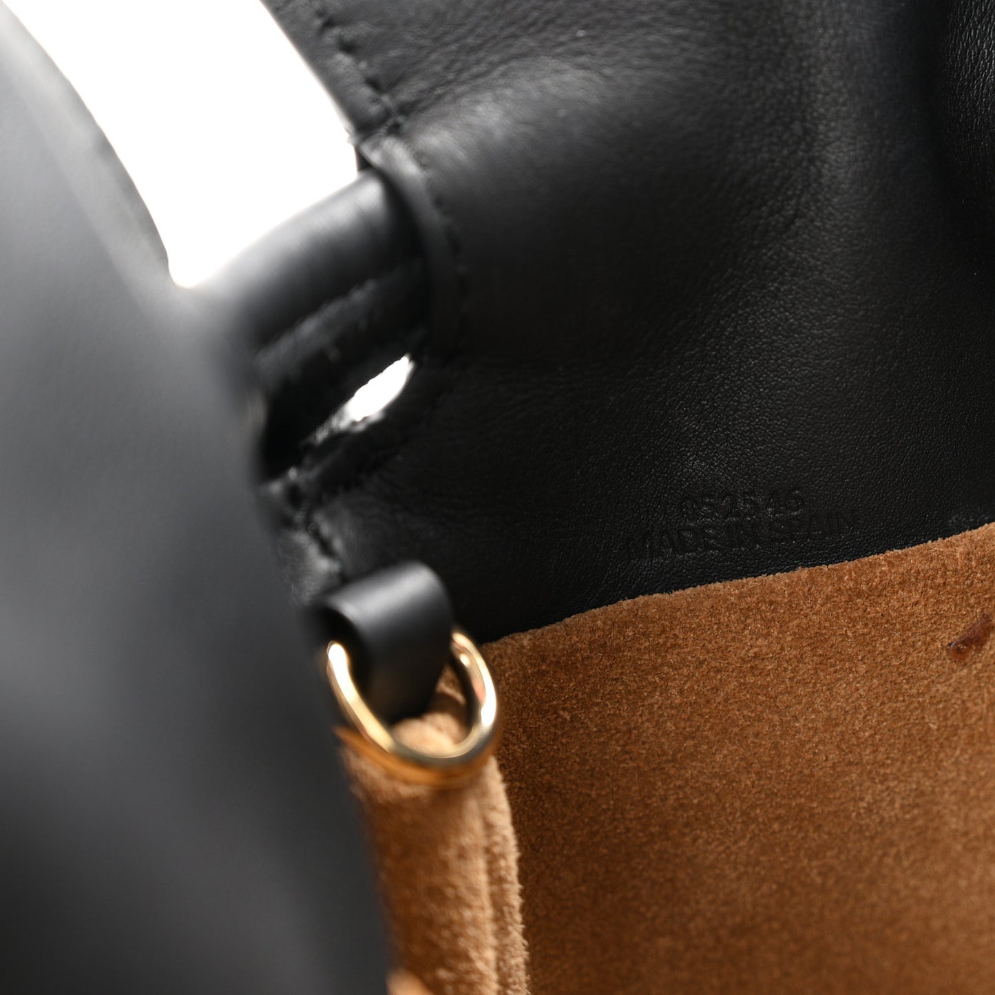 Nappa Calfskin Medium Flamenco Knot Bag Black