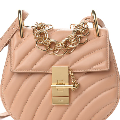 Chloe Calfskin Quilted Mini Drew Bijou Shoulder Bag Blushy Pink 10 of 10