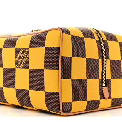 Louis Vuitton Damier Pop Shoes Bag Yellow 8 of 11