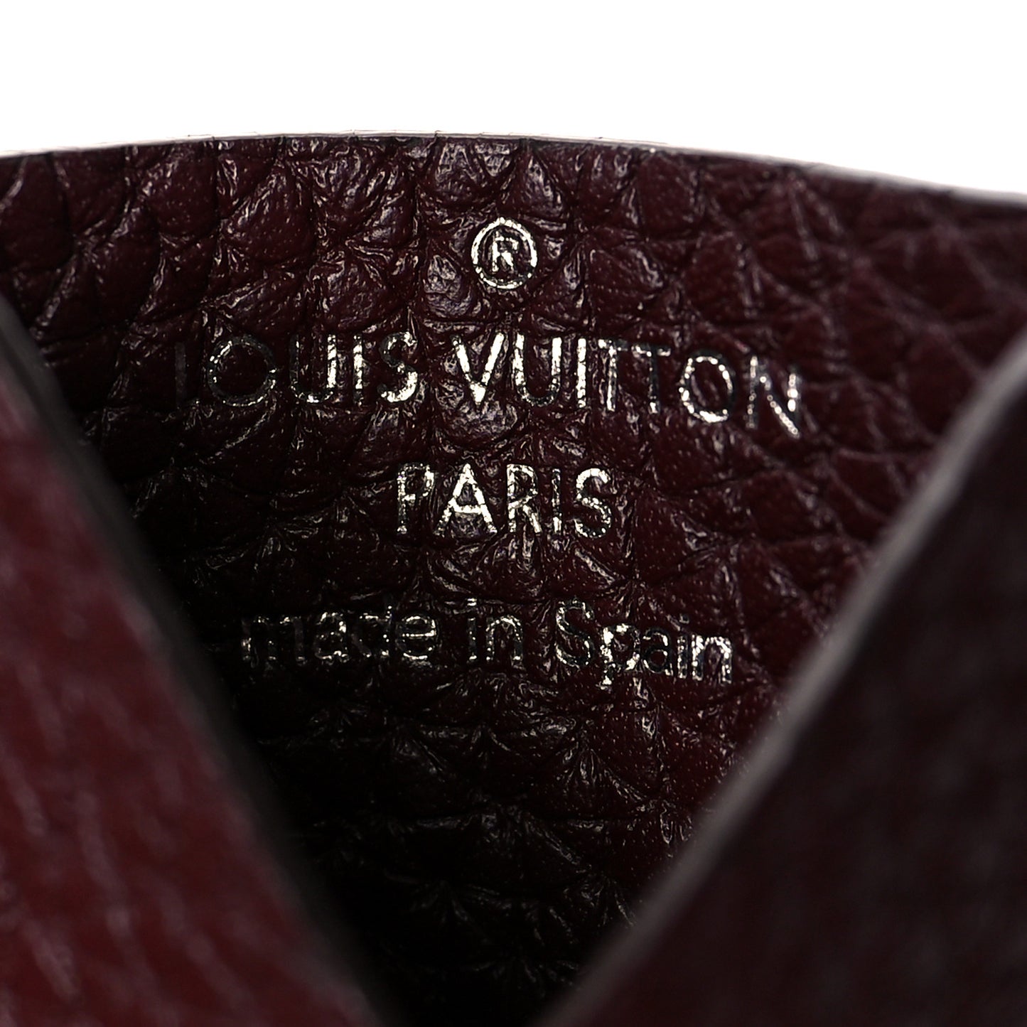Taurillon Card Holder Bordeaux