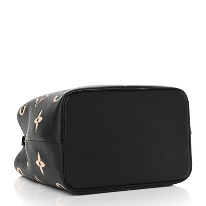 Louis Vuitton Empreinte Monogram Giant Neonoe MM Black Beige 4 of 8