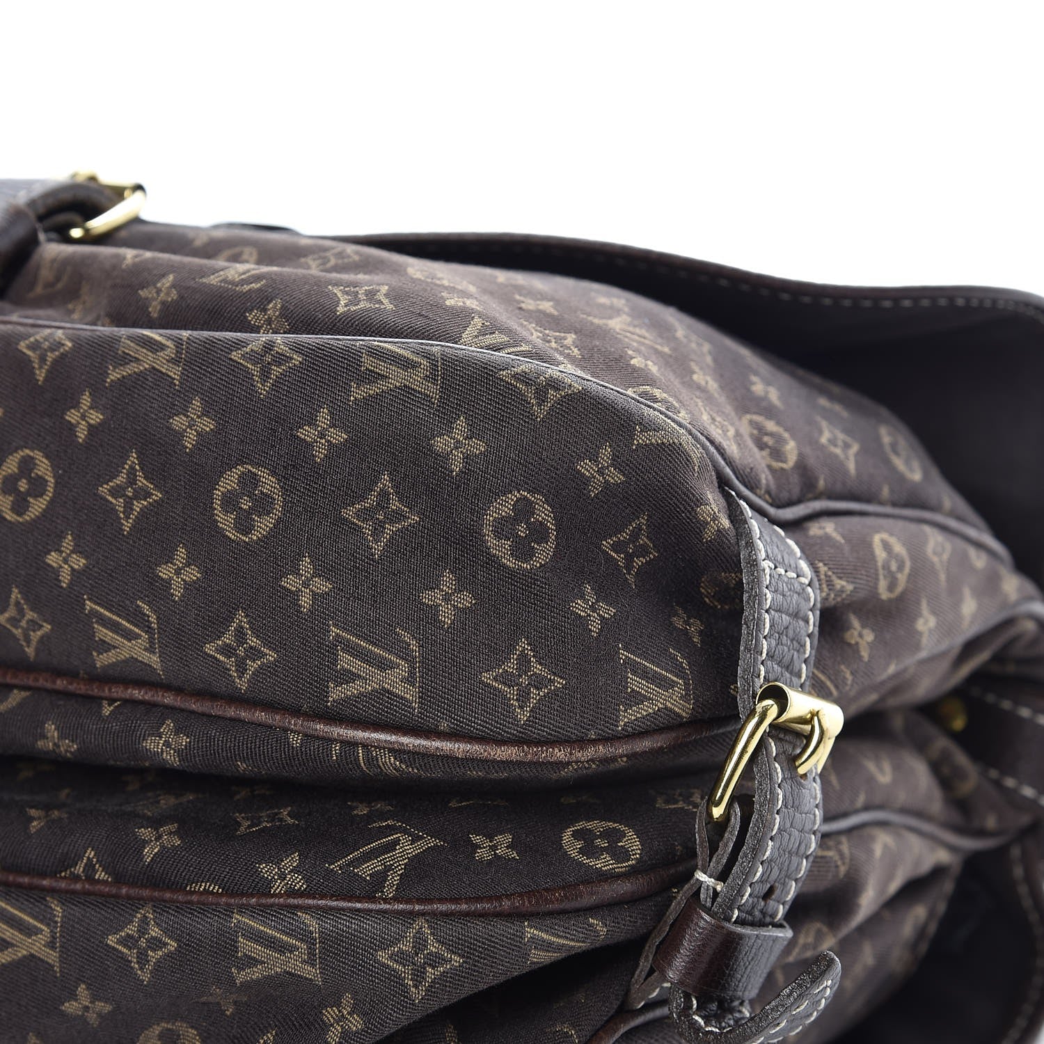 Louis Vuitton Monogram Mini Lin Saumur Ebene 10 of 11