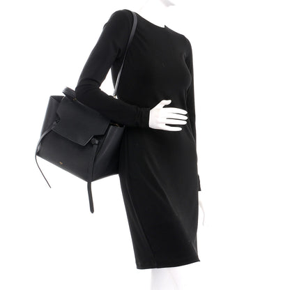 Celine Grained Calfskin Mini Belt Bag Black 2 of 9