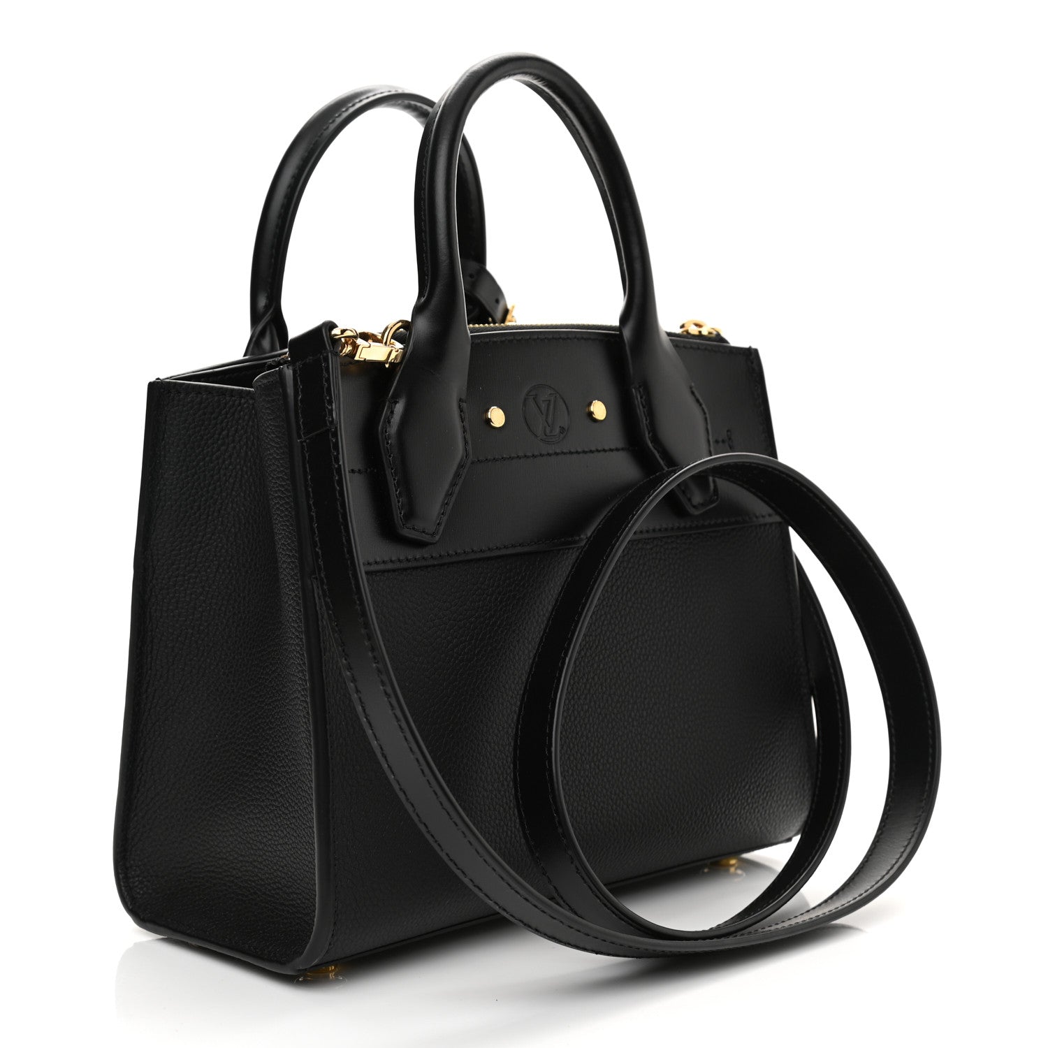 Louis Vuitton Calfskin City Steamer Mini Black 3 of 9