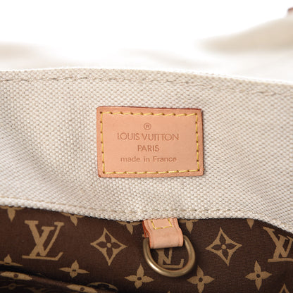 Louis Vuitton Toile Globe Shopper Cabas MM Blue 8 of 12