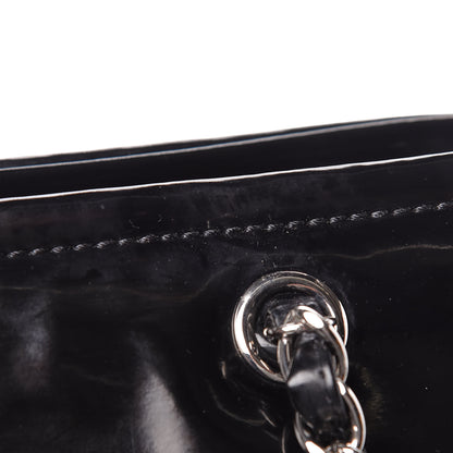 Chanel Vinyl Lipstick Ligne Tote Black 18 of 20