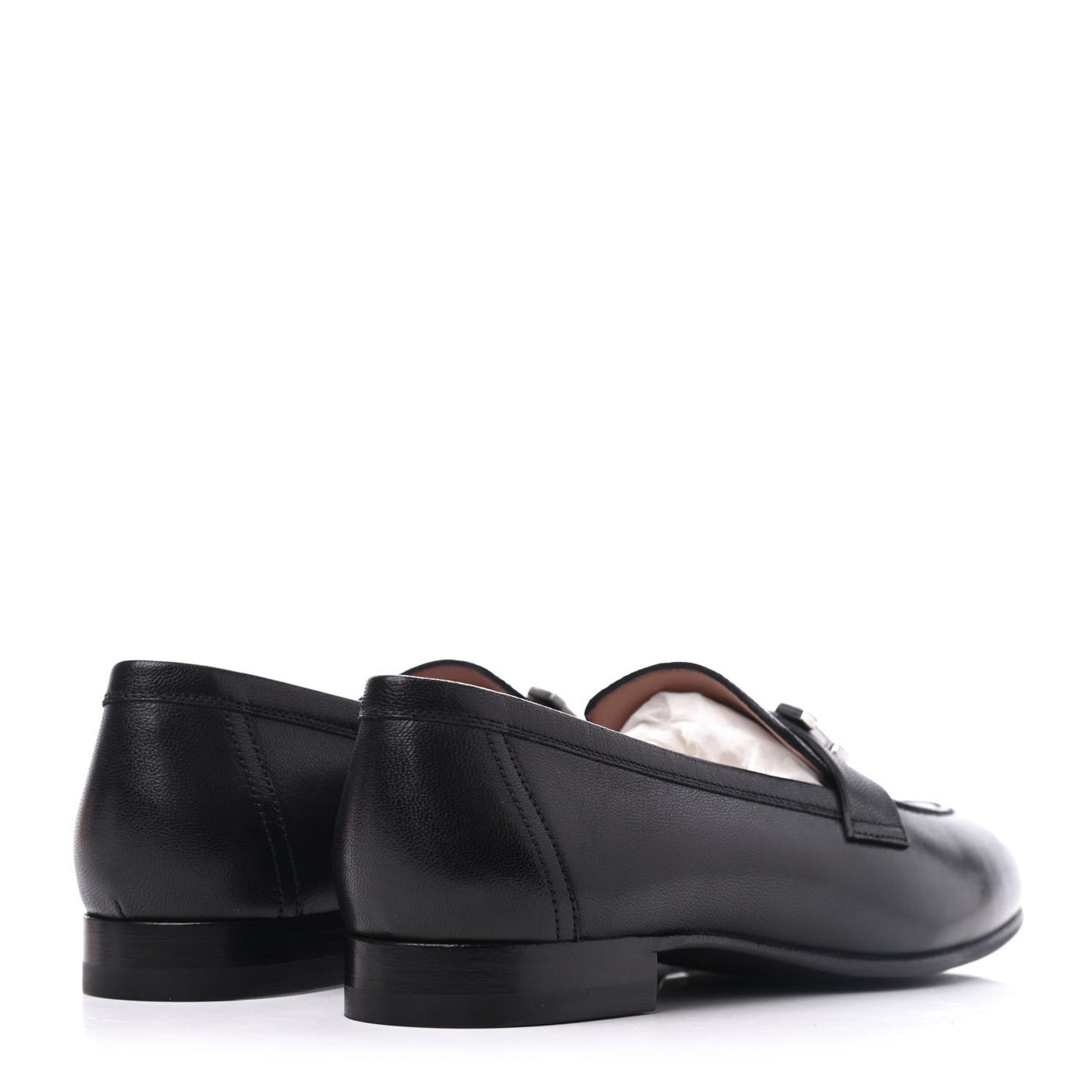 Goatskin Womens Paris Loafers 36 Black
