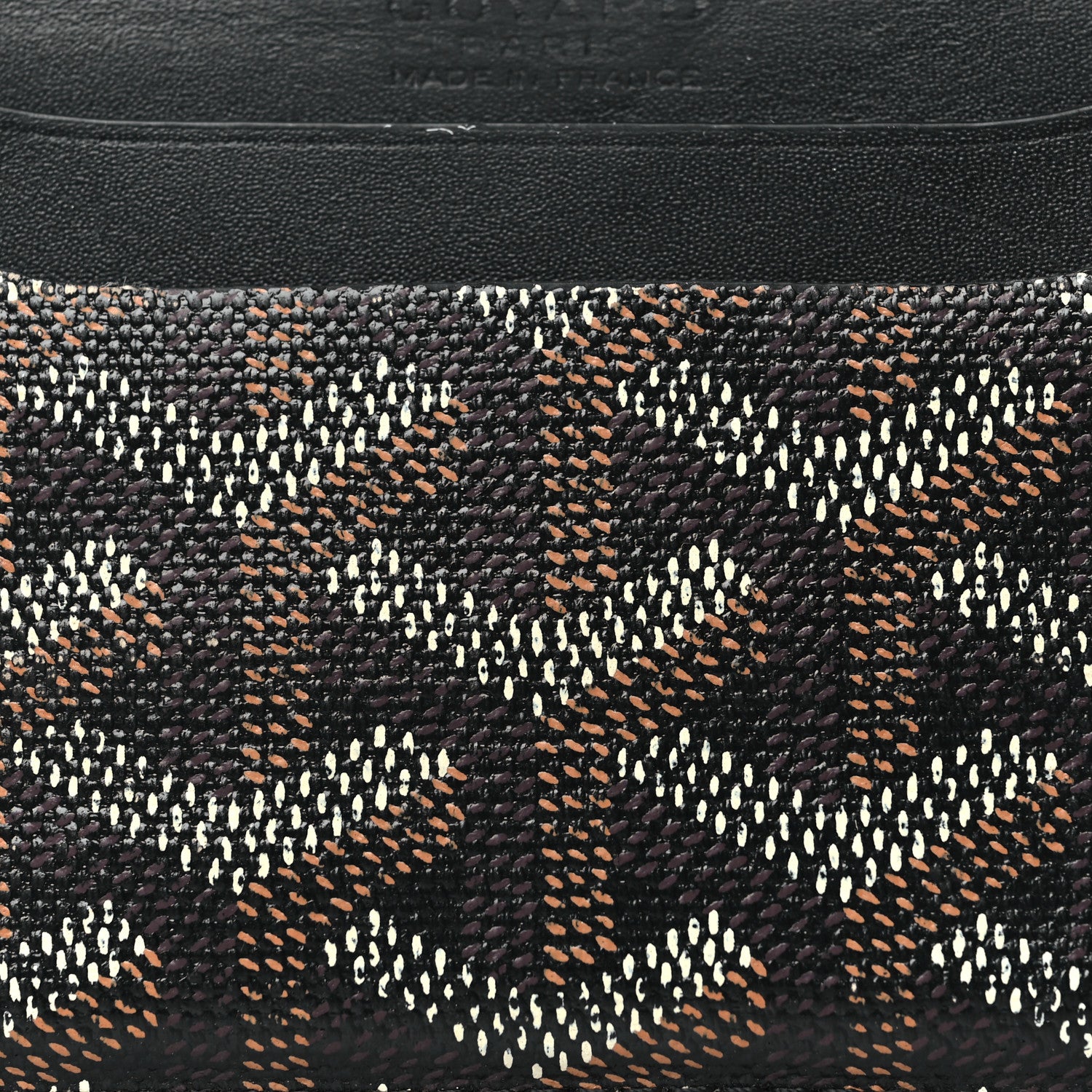 Goyard Goyardine Saint Sulpice Card Holder Black 7 of 8