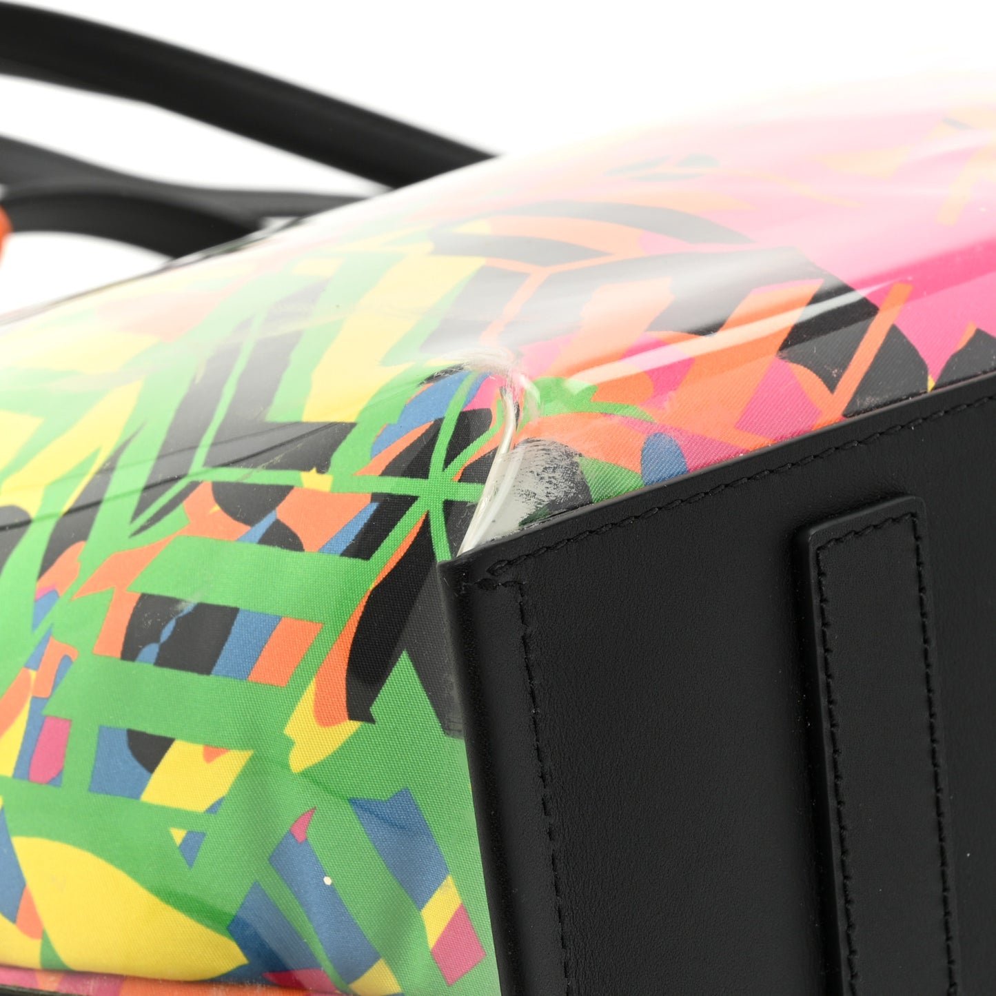 PVC Medium Portuna Shopper Tote Pink Multicolor