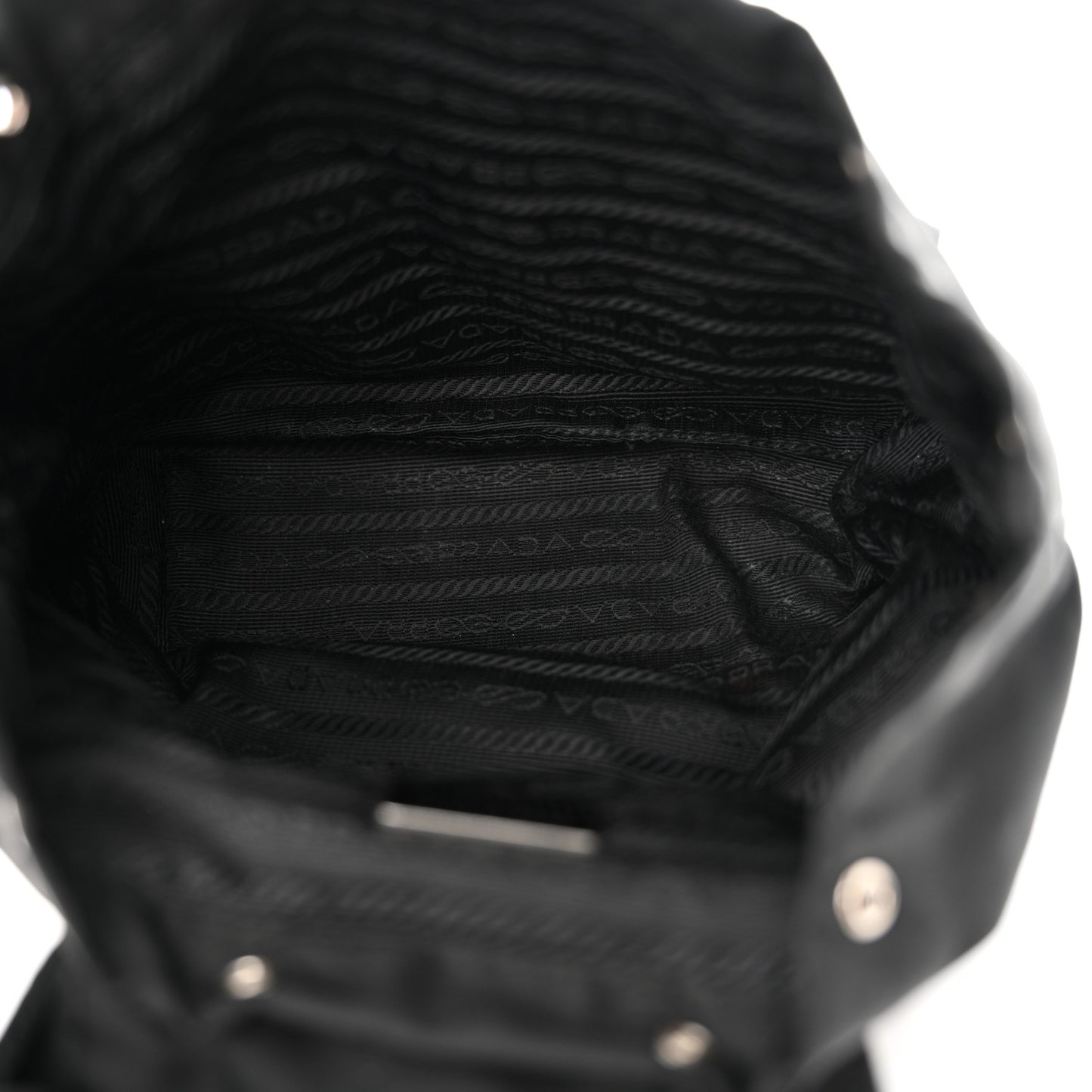 Nylon Vela Mini Crossbody Backpack Black