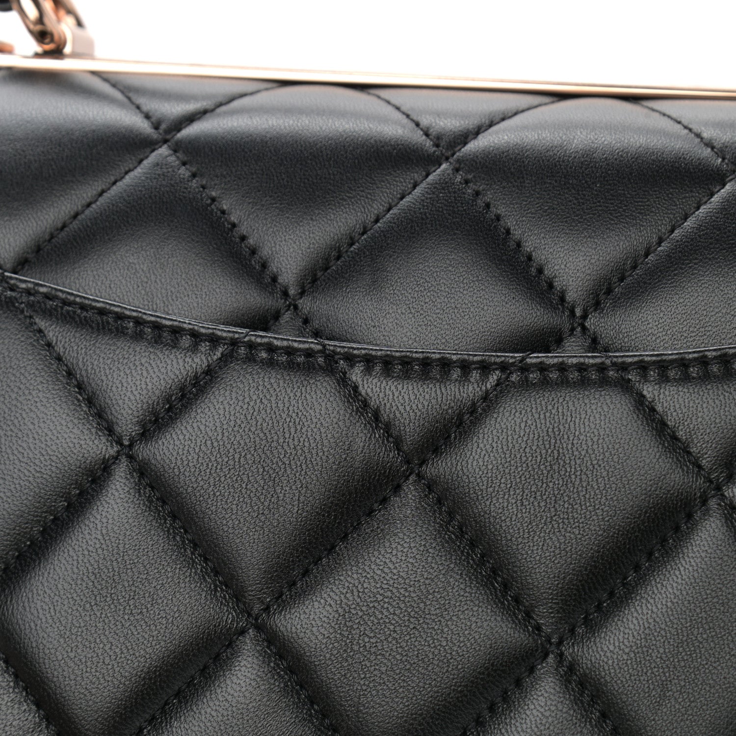 Chanel Lambskin Quilted Small Trendy CC Dual Handle Flap Bag Black 10 of 11