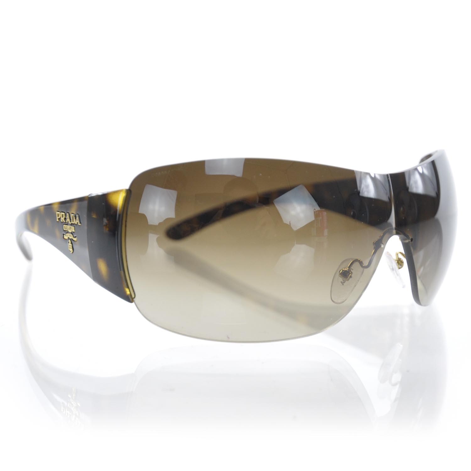 Prada Shell Tortoise Sunglasses SPR 22M 1 of 8