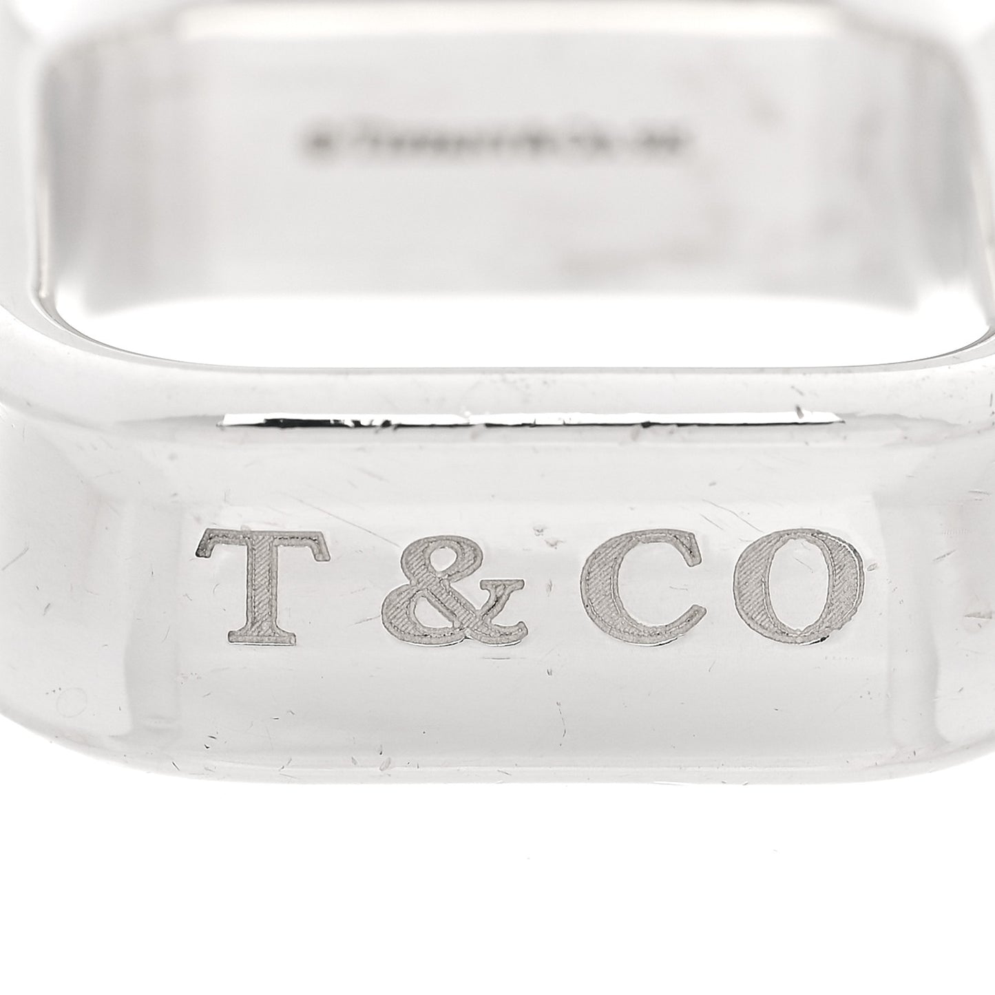 Sterling Silver 1837 Square Ring 54 6.75