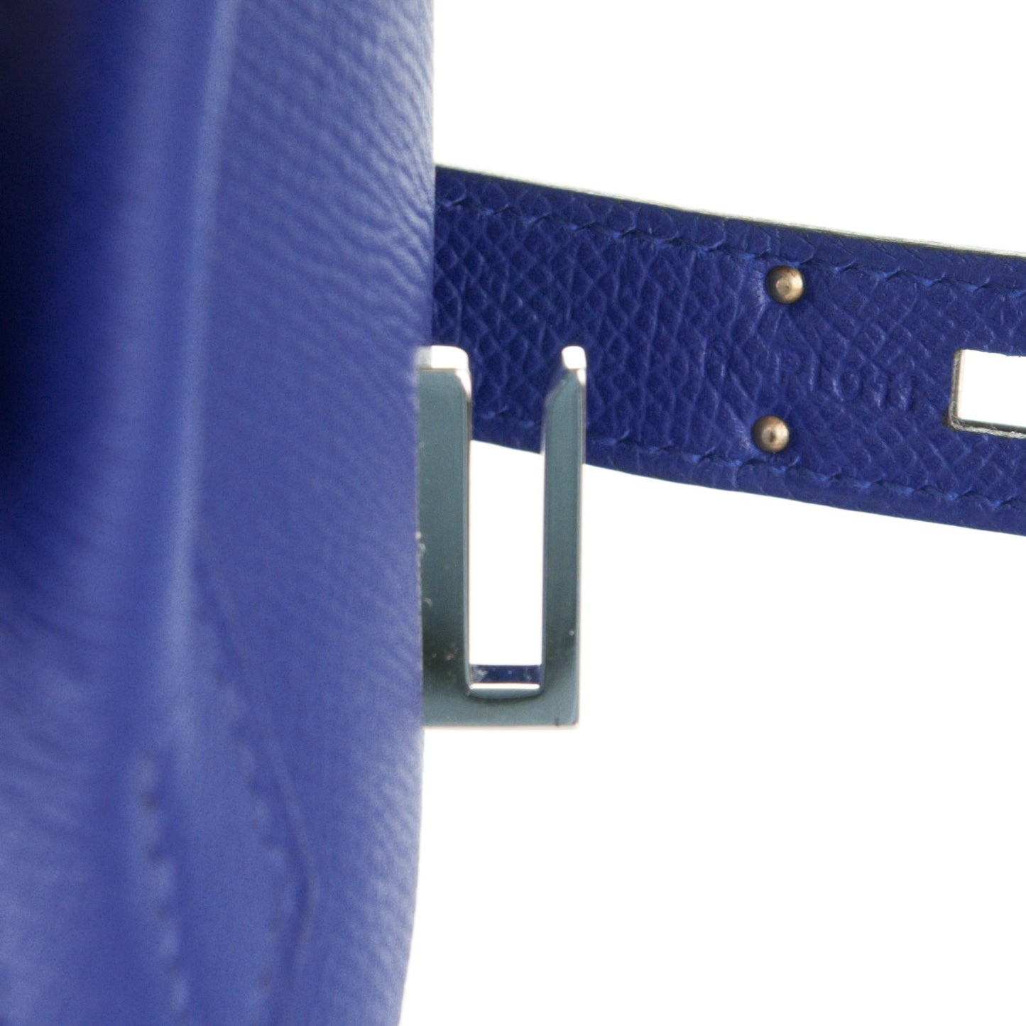 Epsom Birkin 35 Bleu Electrique