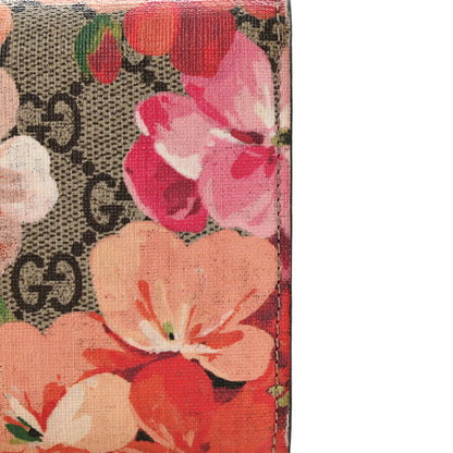 Gucci GG Supreme Monogram Blooms Continental Wallet Beige Multicolor Dry Rose 12 of 13