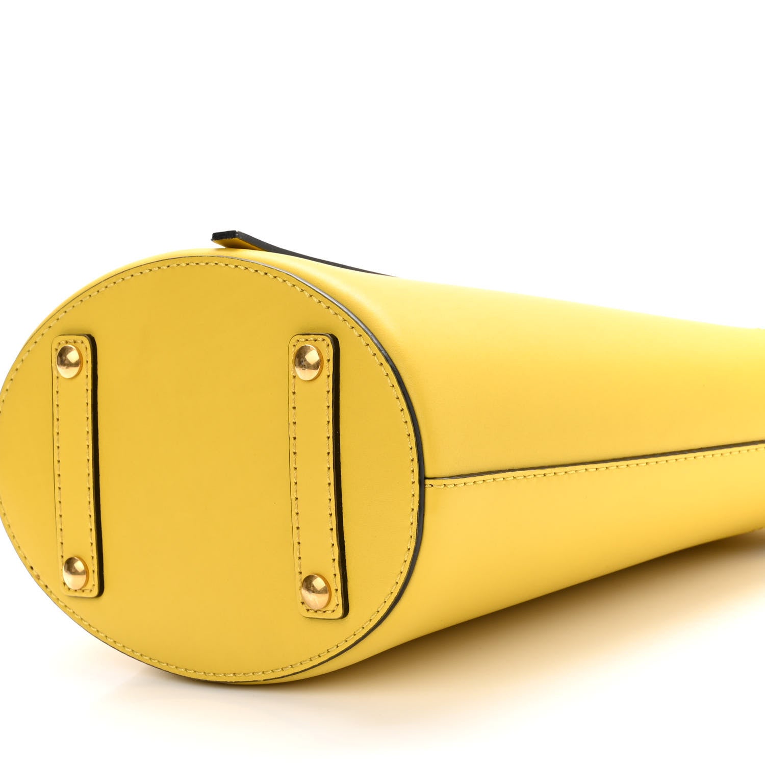 Burberry Supple Calfskin Medium Bucket Larch Yellow 9 of 10