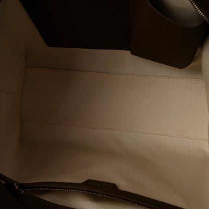 The Row Matte Grained Calfskin Marlo 14 Dark Olive 5 of 9