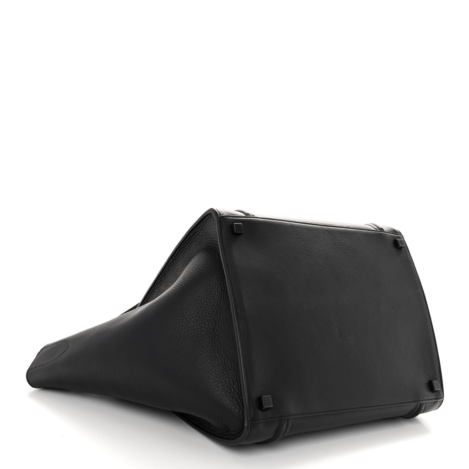 Celine Supple Calfskin Medium Phantom Luggage Black 4 of 10