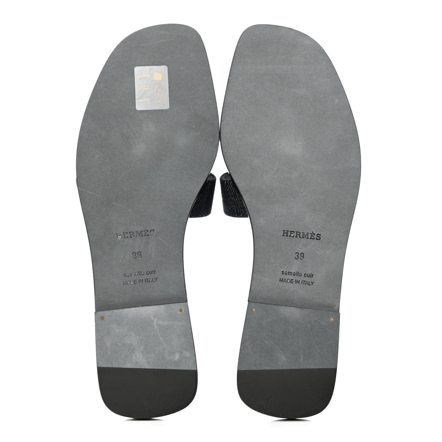Denim Oran Sandals 39 Bleu Brut