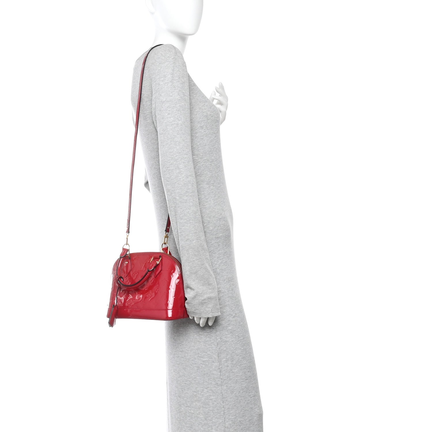 Louis Vuitton Vernis Alma BB Rose Indien 2 of 11
