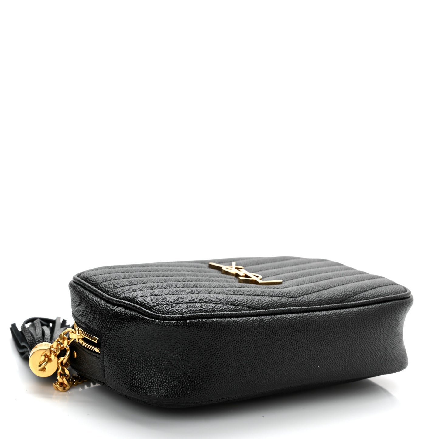 Grain De Poudre Matelasse Monogram Mini Lou Camera Bag Black