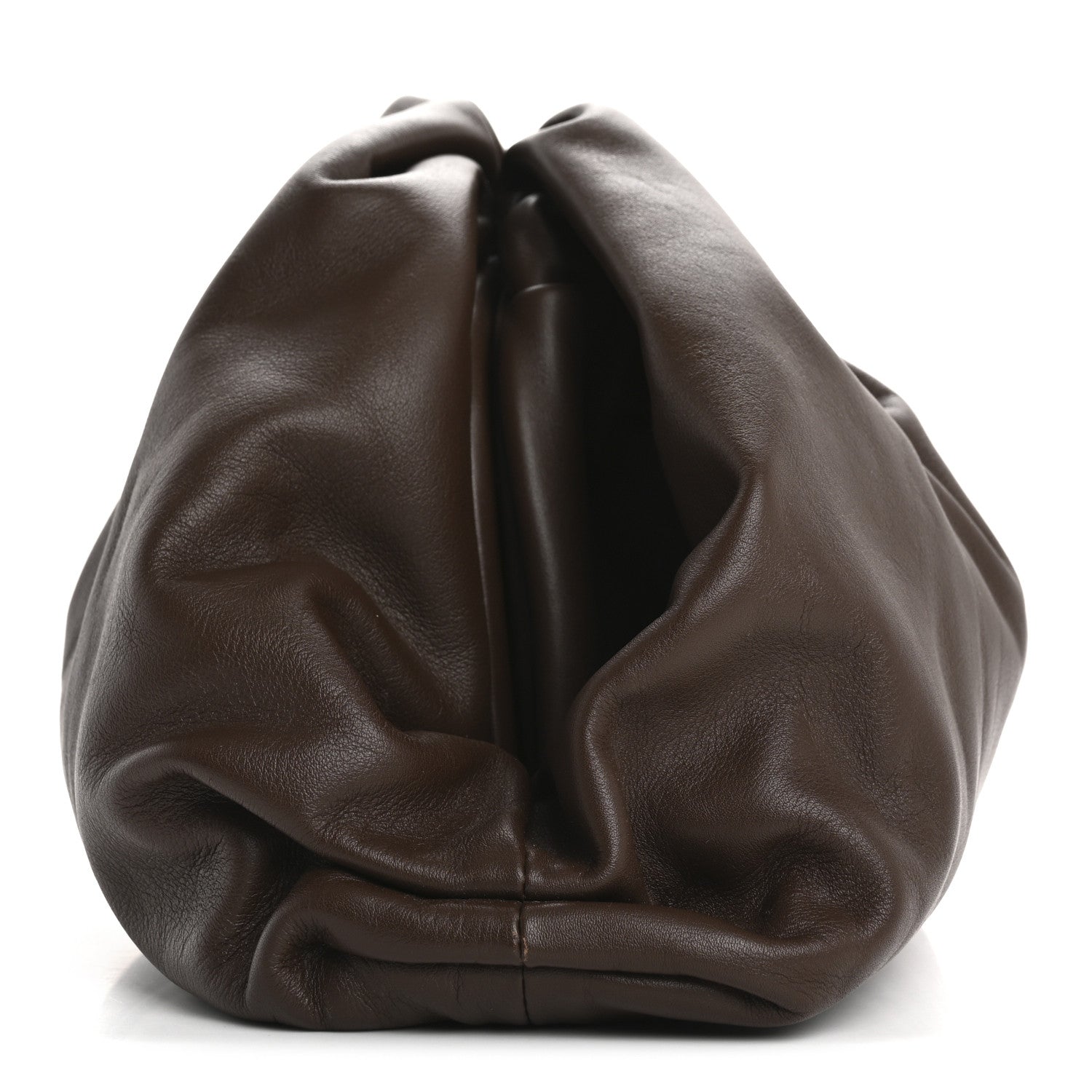 Bottega Veneta Smooth Butter Calf The Pouch Oversized Clutch Brownie 10 of 14