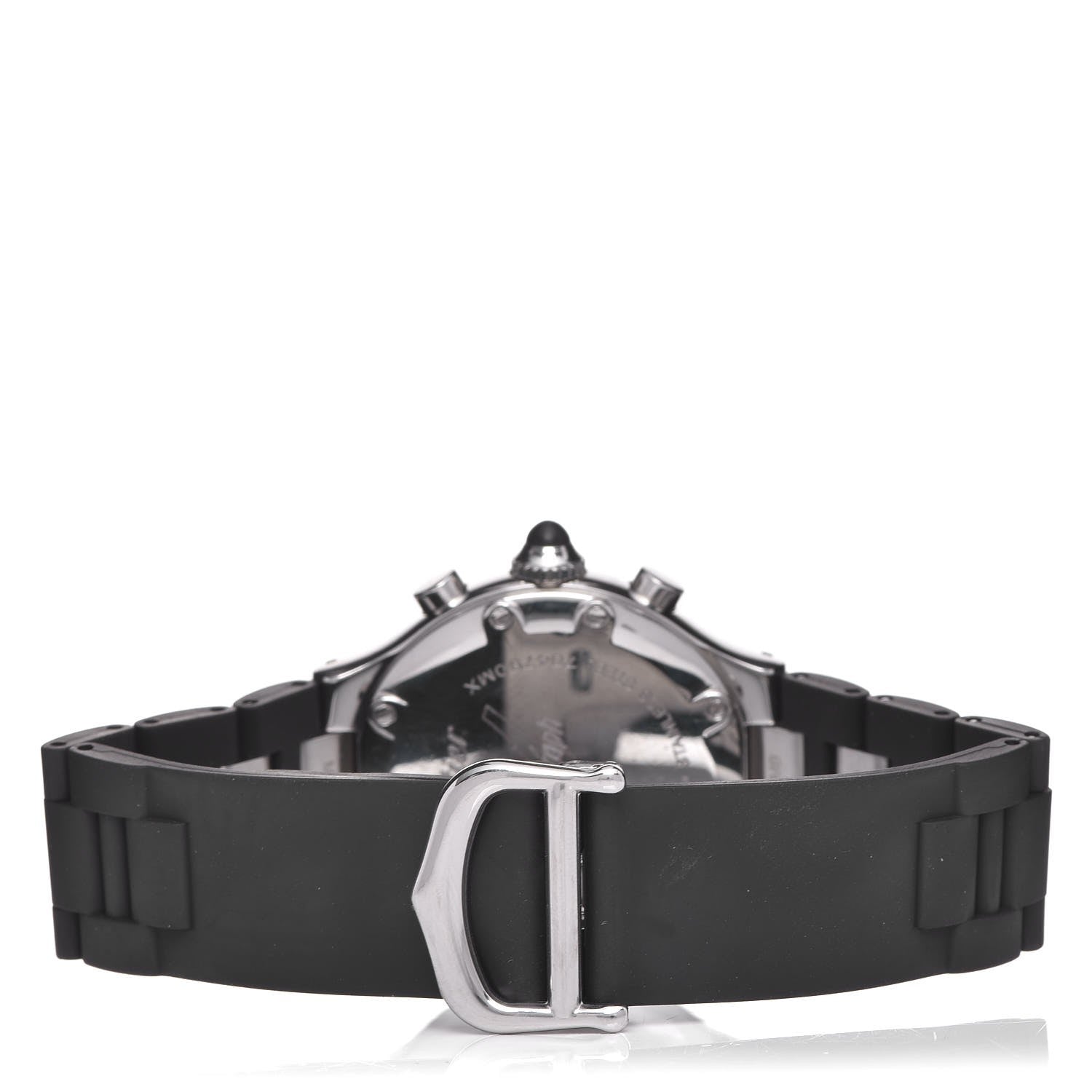 Cartier Stainless Steel Rubber 32mm Must 21 Chronoscaph Quartz Watch Black 4 of 6
