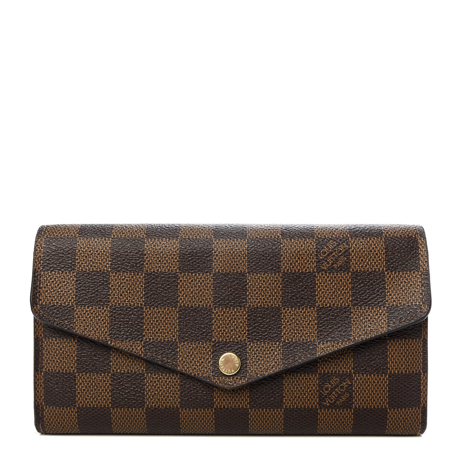 Louis Vuitton Damier Ebene Sarah Wallet NM 1 of 6