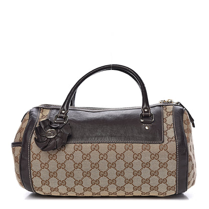 Gucci Monogram Trophy Satchel Ebony 1 of 10