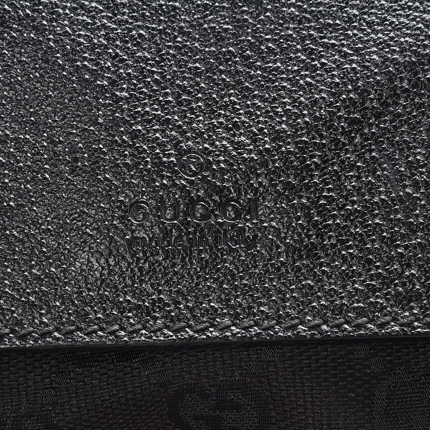 GG Monogram Web Double Pocket Belt Bag Black