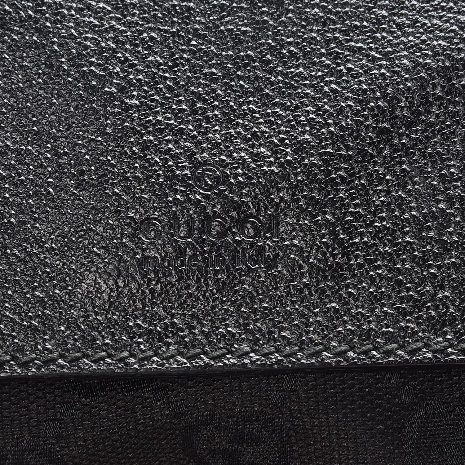 Gucci GG Monogram Web Double Pocket Belt Bag Black 8 of 12