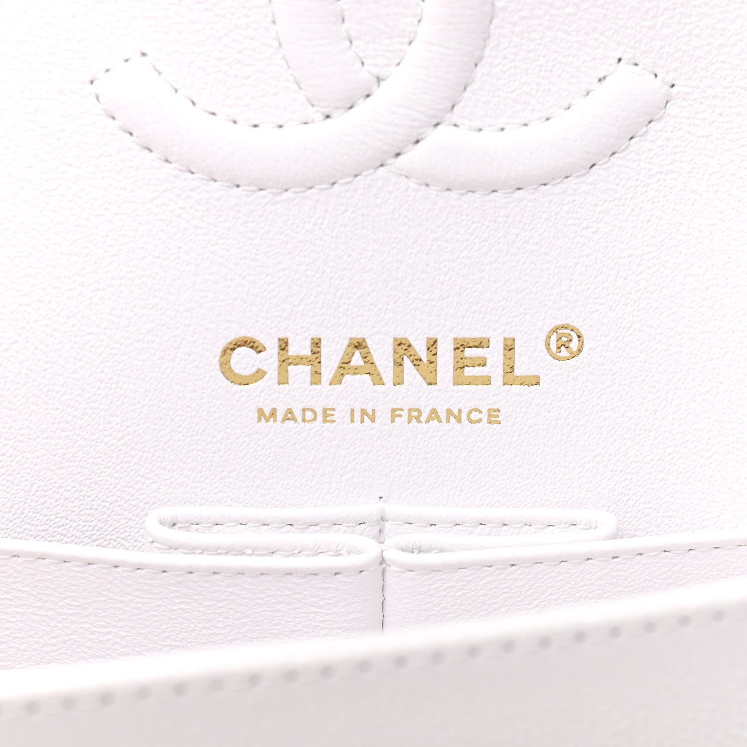 Chanel Caviar Quilted Small Double Flap White 5 of 6