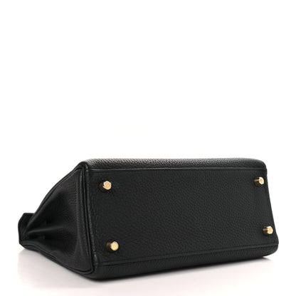 Hermes Togo Kelly Retourne 25 Black 5 of 10