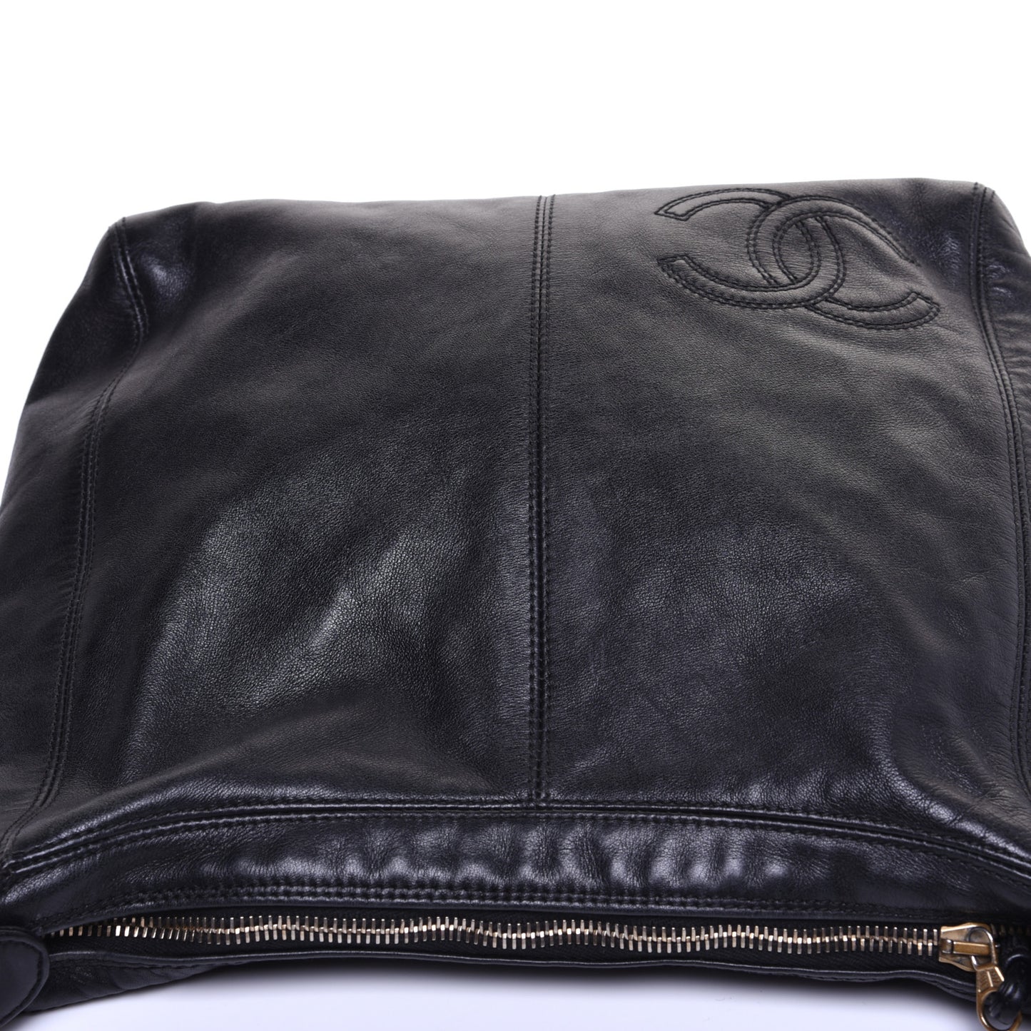 Lambskin CC Shoulder Bag Black