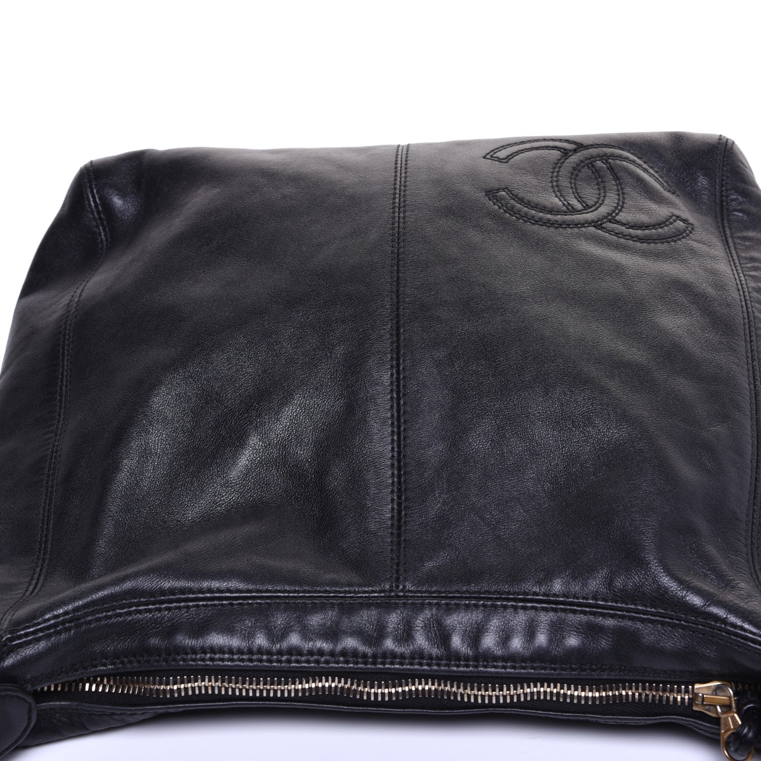 Chanel Lambskin CC Shoulder Bag Black 12 of 13