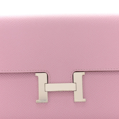 Hermes Epsom Constance Wallet To Go Mauve Sylvestre 8 of 11