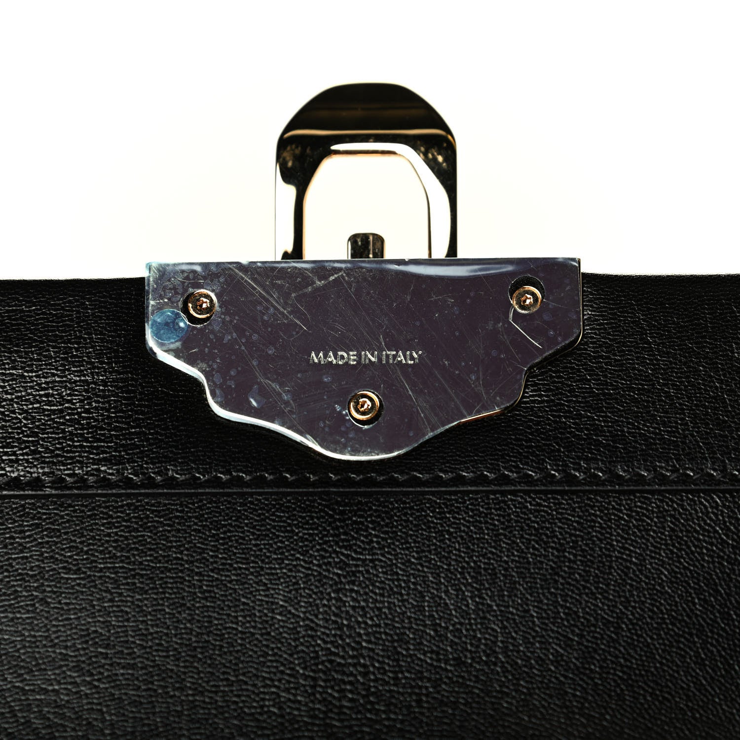 Dolce & Gabbana Calfskin Embellished Lucia Top Handle Bag Black 5 of 7