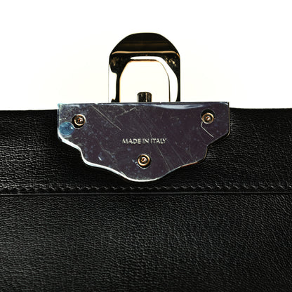 Dolce & Gabbana Calfskin Embellished Lucia Top Handle Bag Black 5 of 7