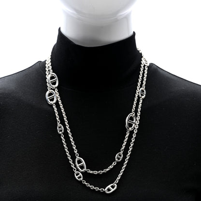 Hermes Sterling Silver Farandole Necklace 120 3 of 4