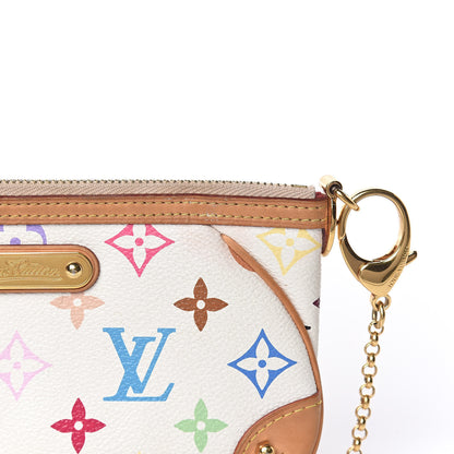 Louis Vuitton Monogram Multicolor Pochette Milla MM White 9 of 11