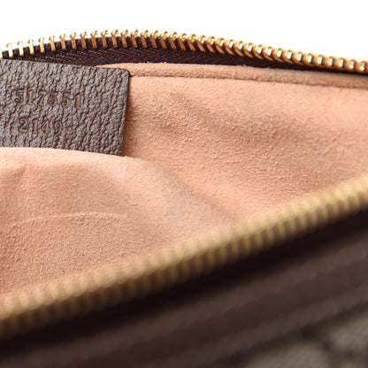 Gucci GG Supreme Monogram Large Ophidia Pouch Clutch Brown 7 of 12